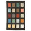Hand Knotted Wool Area Rug in Patchwork