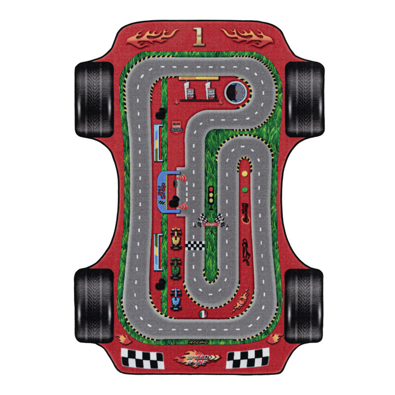 Griego Novelty Abstract Flatweave Area Rug, Rectangle 80 x 120cm