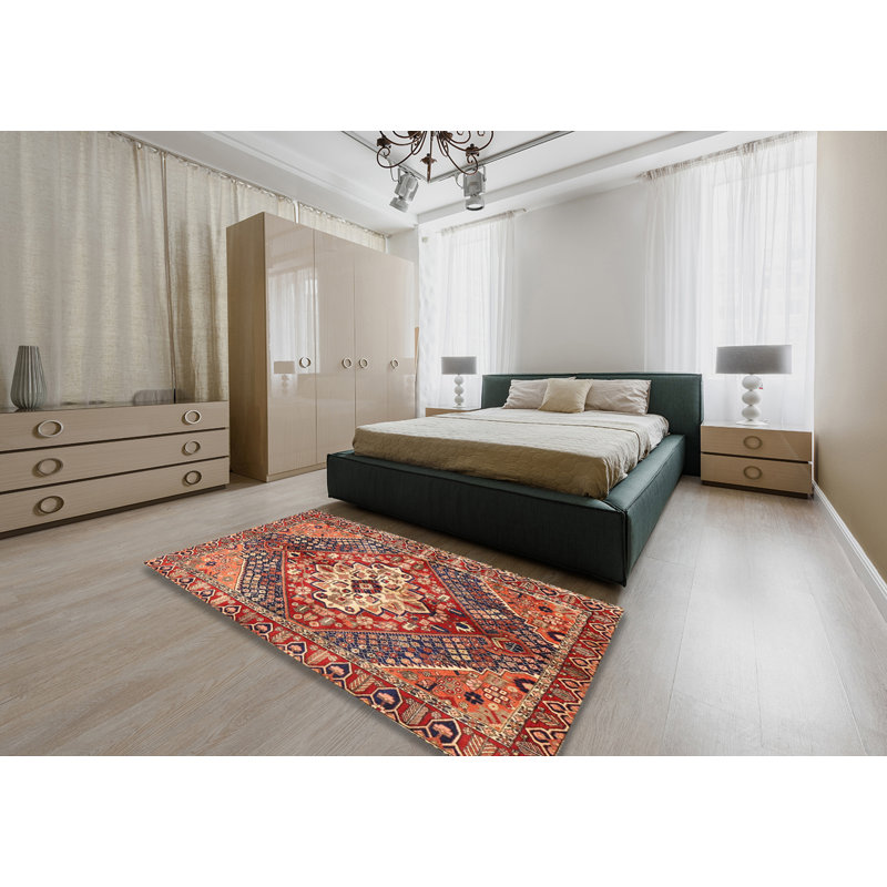 Oriental Indoor Rug, Rectangle 5' x 7'