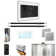 XDream Max Steam Shower Control Package with iSteamX Control and Linear Steamhead in White 
