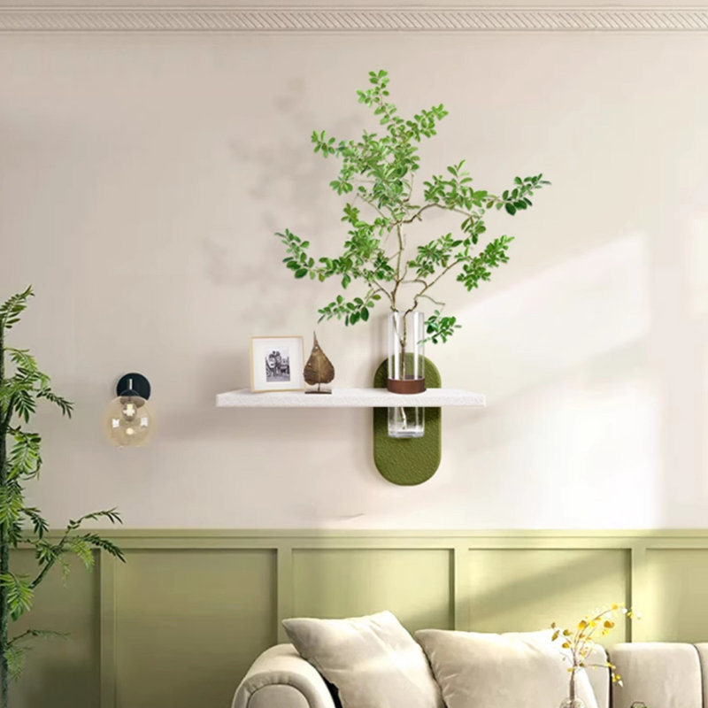 Art mural vert grès forme libre, H 10,63 po x l 16,54 po