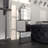 Newenton Glass Mirrored Stacked Cube Silver Pedestal Table