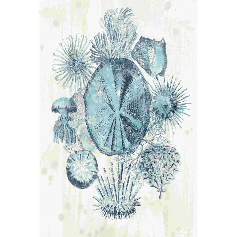 " Coastal Melange IV ", 18" H x 12" W