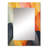 Geometric soft colours tiles II - Abstract Decorative Mirror On Metal-1833199109