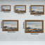 Cadre mural vintage orné de vagues et de bois flotté – Cadre doré décoratif pour œuvres d'art.-741156634