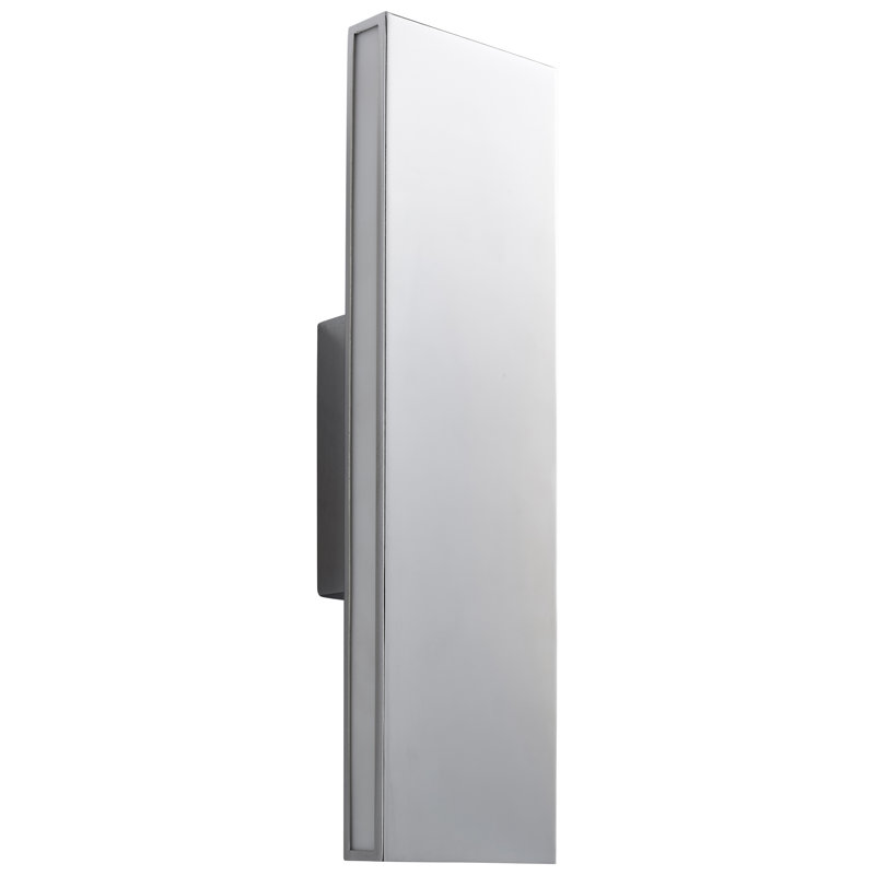 Anis Steel LED Armed Sconce, Polished Chrome