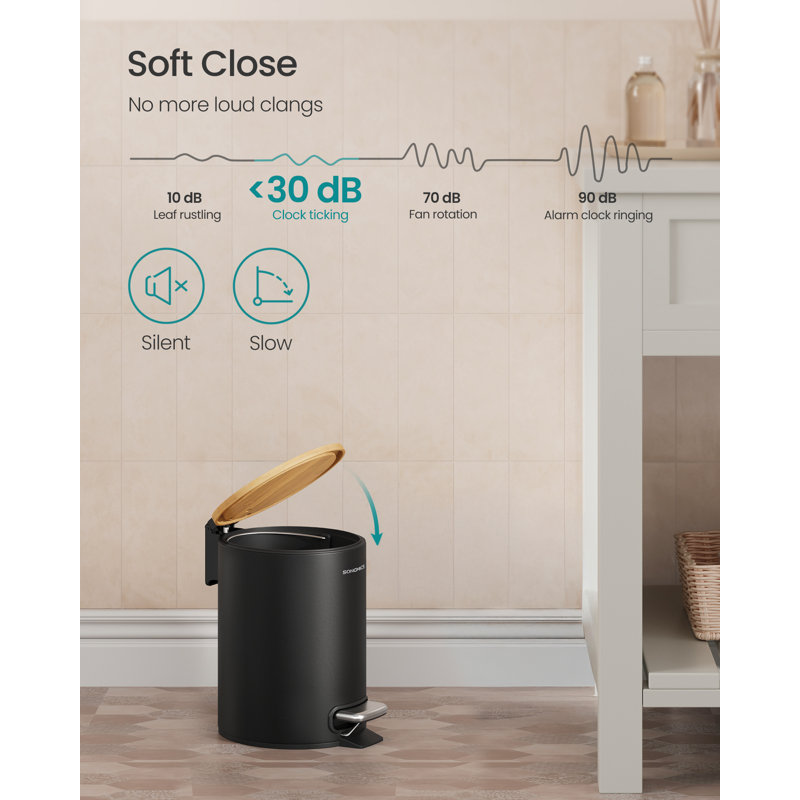 Metal Step On Recycling Bin - 3L