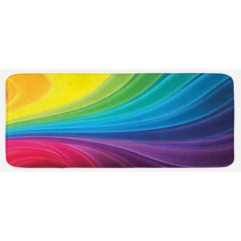 Modern & Contemporary Polyester Kitchen Mat