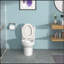 Modern Ceramic One Piece Toilet,Single Flush With Soft Clsoing Seat