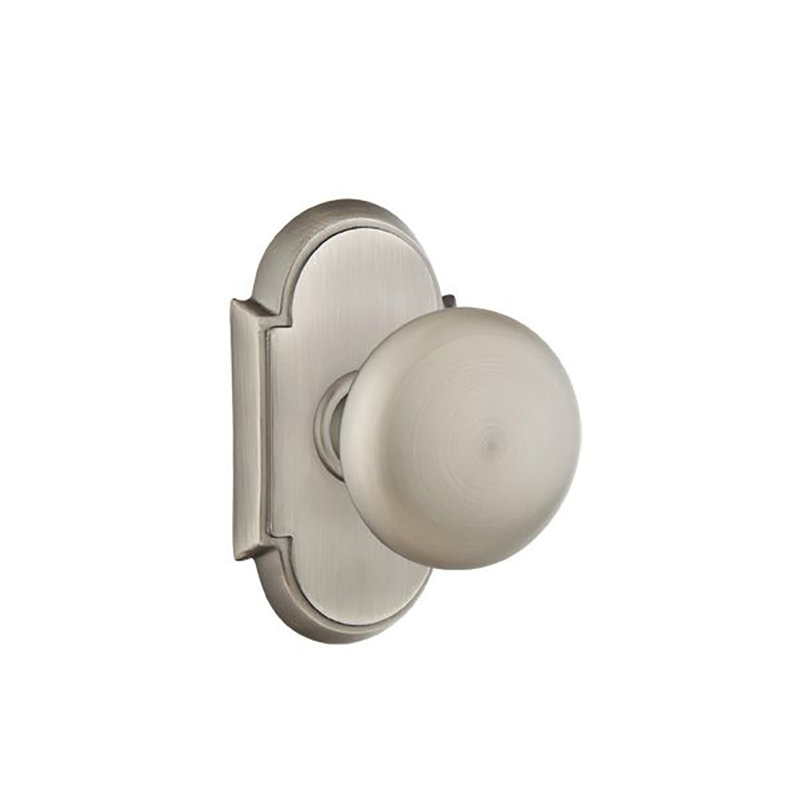 Privacy (Bed & Bath) Providence Knob with # 8 Rose, Antique Nickel
