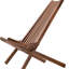 Chaise de détente en bois - Se plie facilement pour le rangement, pour un usage intérieur et extérieur élégant.