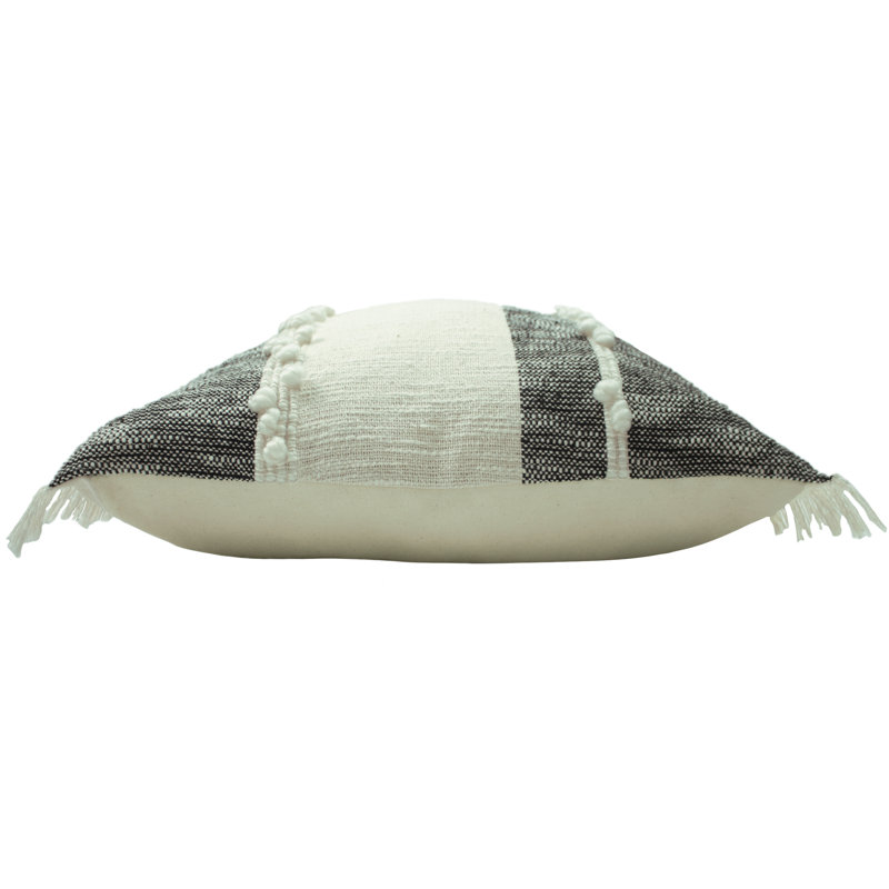 Furn Striped Square Cushion, Polyester