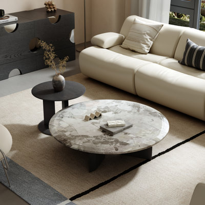  Eudice Round Nesting Coffee Table Set