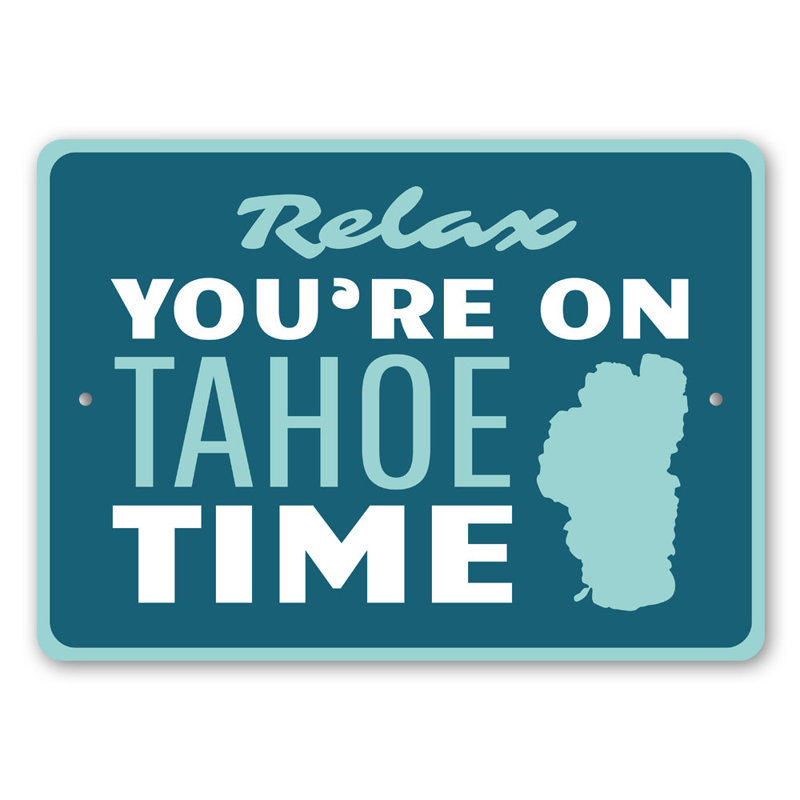 Signe Tahoe Time, H 12 po x l 18 po x P 0,06 po