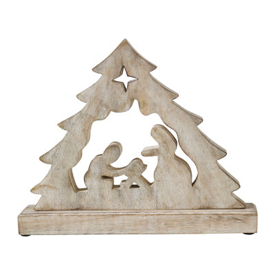 Figurine crèche en bois