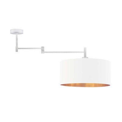 Stevie Fabric Semi Flush Mount