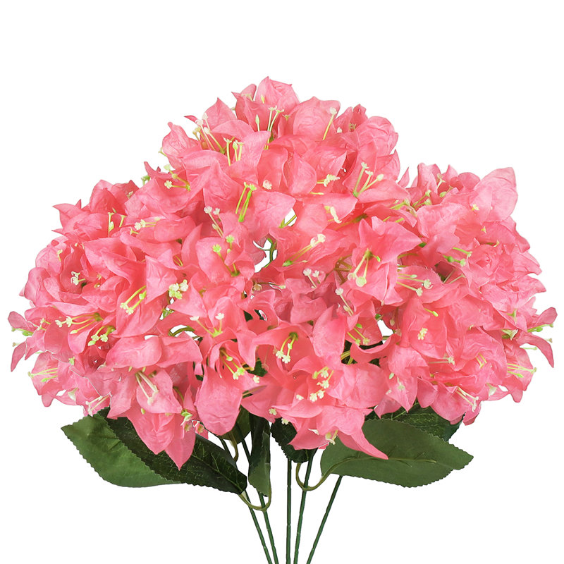 Fabric Arrangement, Magenta Coral