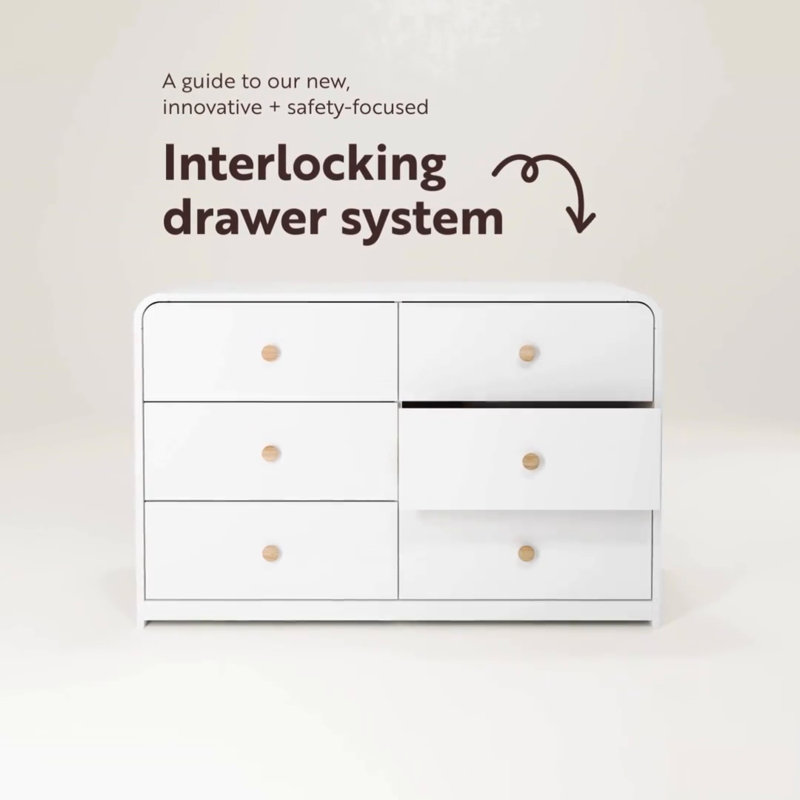 Driftwood and Blush 2-Drawer Changing Table Dresser