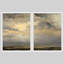 Ensemble d'art mural 2 pièces ciel orageux avec oiseaux - Moody Atmospheric-112375071-112375075