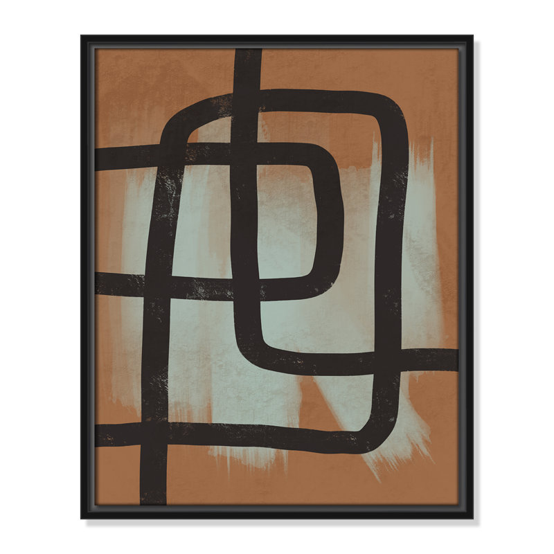 Many Paths Taken 2, 21.5" H x 17.5" W x 2" D, Black