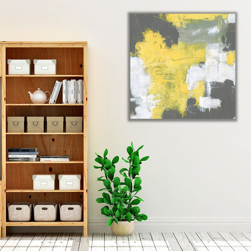 Interlocking I - Canvas Print Wall Art, 12" H x 12" W