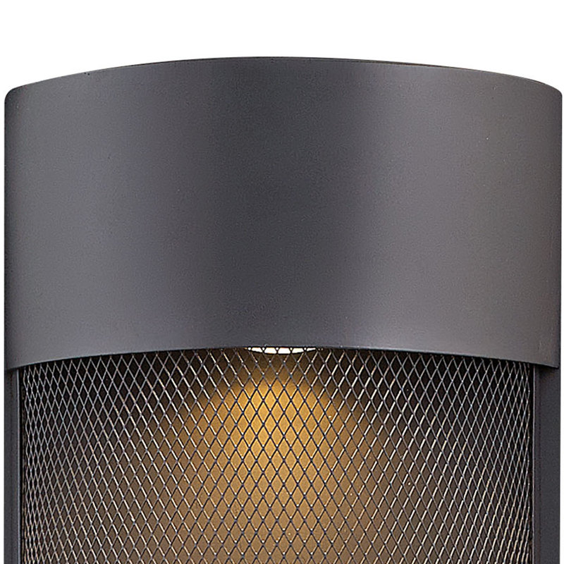 Aria Pocket 1-Light Outdoor Sconce, Halogen, Black