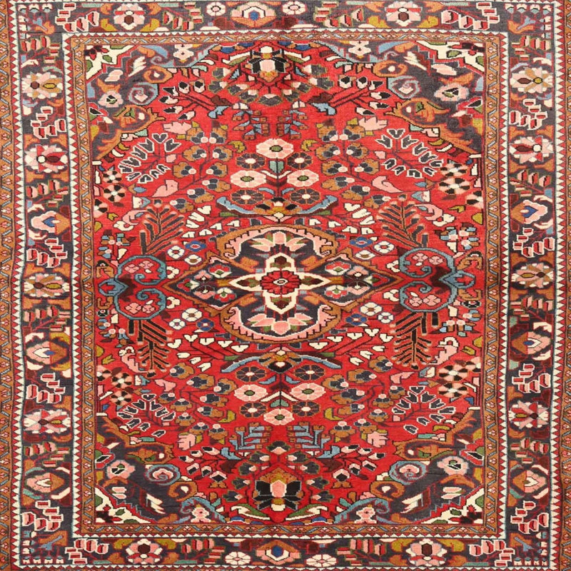 Beaury Oriental Indoor Rug, Square 4'
