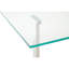120cm Glass Top Console Table