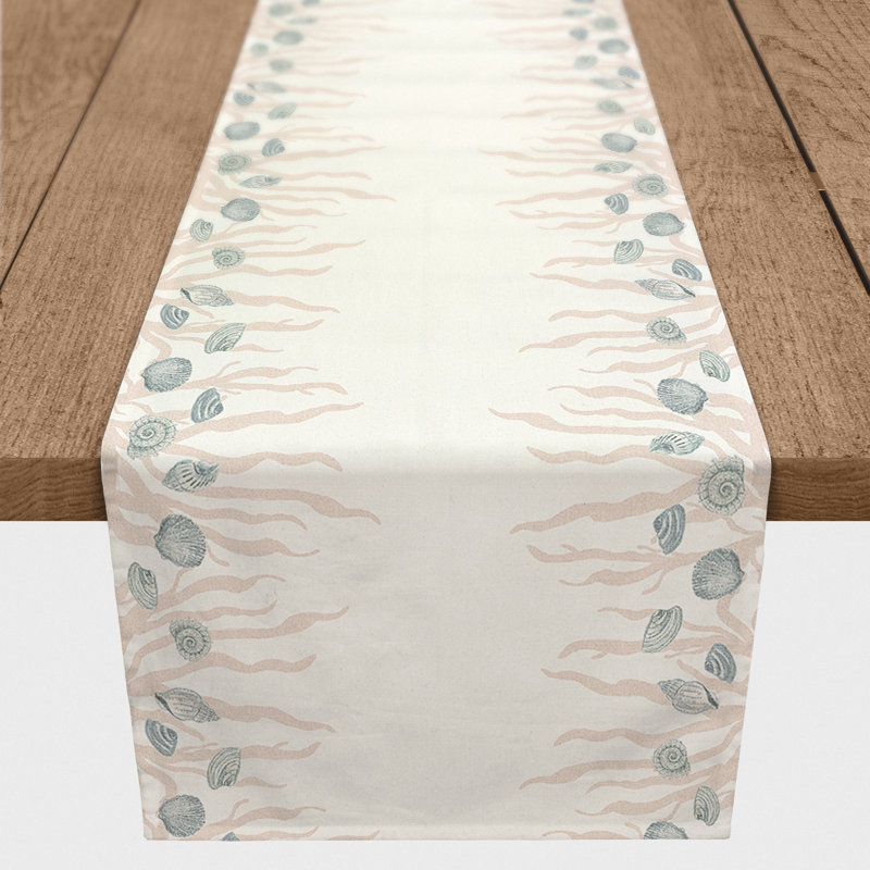 Mashpee Rectangular Table Runner, 72" x 16", Cream