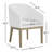 Bethea Rounded Back Dining Chair with Solid Wood Legs-120327900