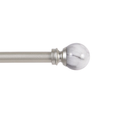 Kingstown Jillian 1/2-Inch Diameter Petite Café Decorative Window Curtain Rod