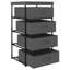 Oxbrook 45cm W Metal Shelving Unit-133802272