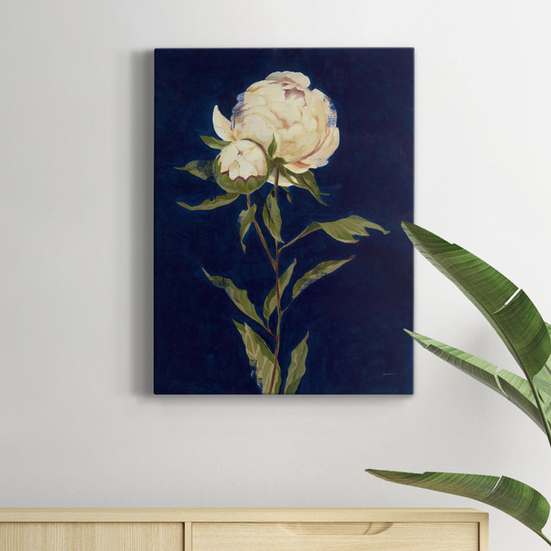 PRETTY AS A PEONY II - Impression sur toile tendue, H 32 po x l 24 po x P 1 po