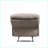 Recliners Motion Reclining Chair with Pillow Top Arms &amp; External Latch Handle | Tan Brown | Fabric+Metal-1583322613