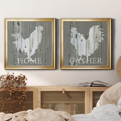 " Rooster Home " 2 - Pieces