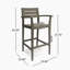 Élégant tabouret de bar avec assise confortable et conception résistante aux intempéries, parfait pour une utilisation toute l'année.