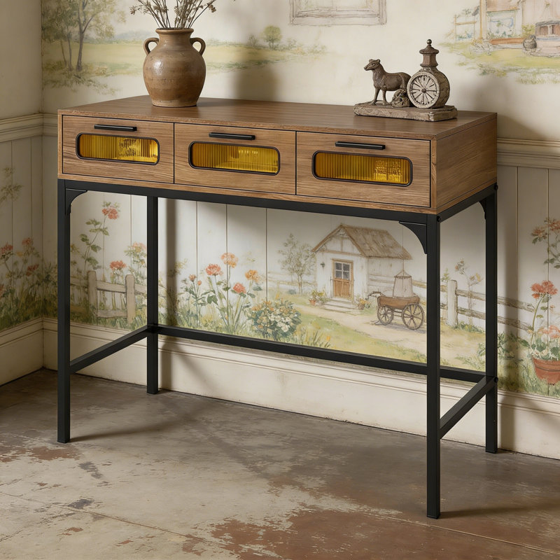 90cm Console Table, Natural