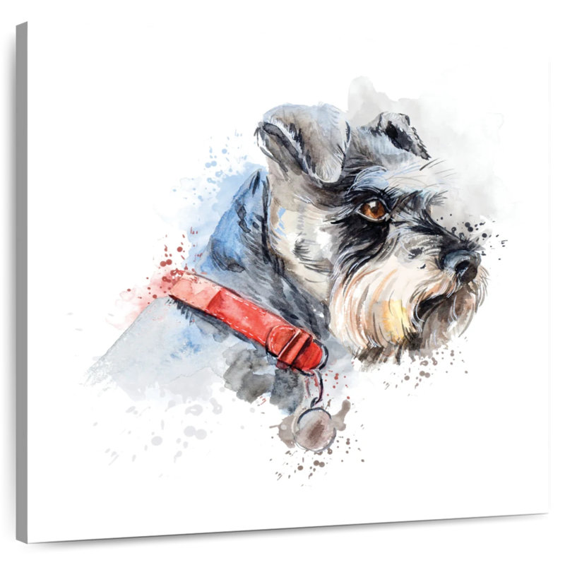 Crowle Schnauzer Splash, 30" H x 30" W
