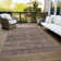 Machine Washable Indoor/Outdoor Cicel ACN1165 Coffee Rug