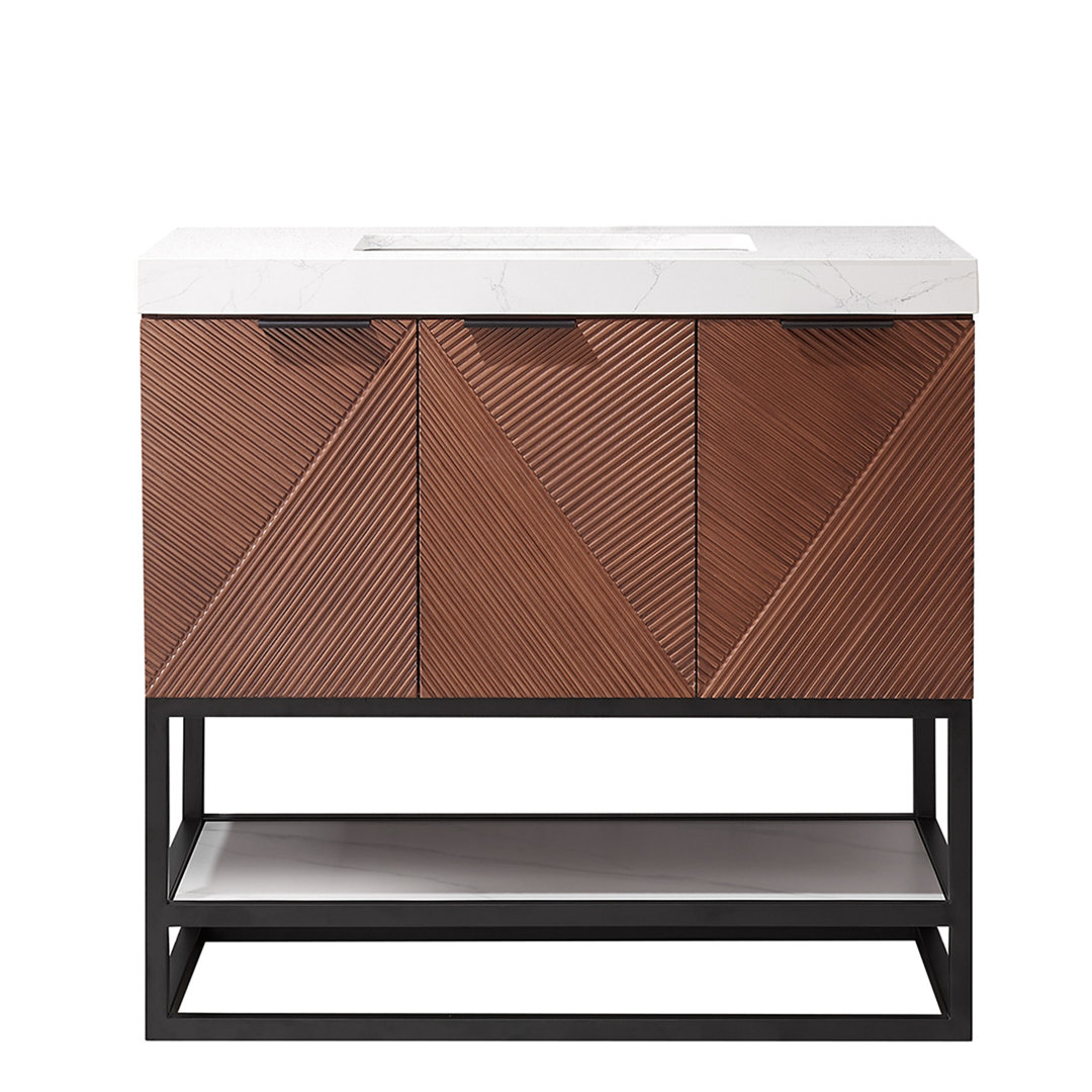 Mahon Free Standing Single Bathroom Vanity Vinnova Base 