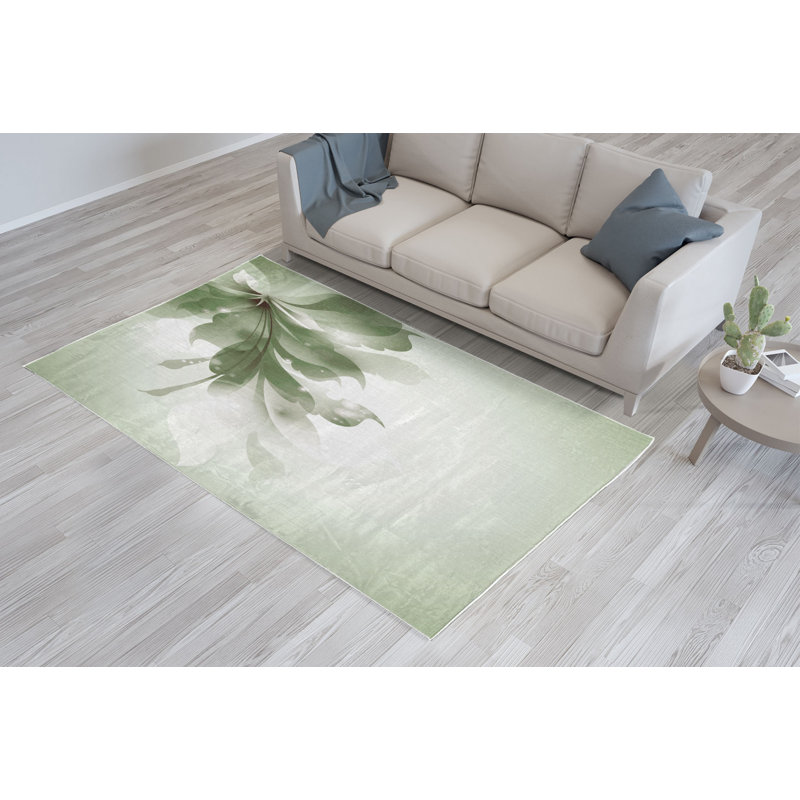 Tapis vert Ambesonne, Rectangle 5 pi 2 po x 7 pi 6 po