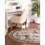 Tapis oriental Charlotte en brun-551808149