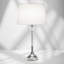 Wauregan 55cm Crystal Glass Chrome Table Lamp-106542950