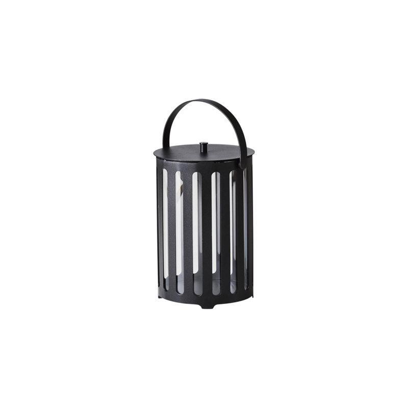 Lighttube Aluminum Floor Lantern, 16.6" H x 8.7" W x 8.7" D