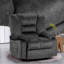 Fauteuil inclinable surdimensionné avec massage et chauffage