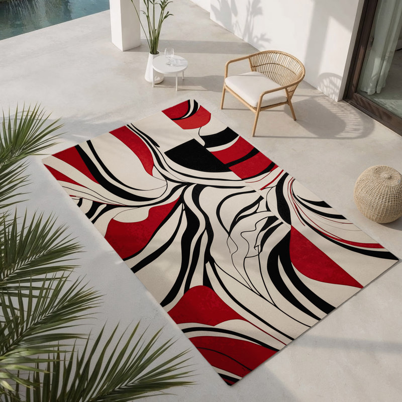 Tapis d'intérieur et d'extérieur Etern Drift, Rectangulaire 3 pi x 5 pi