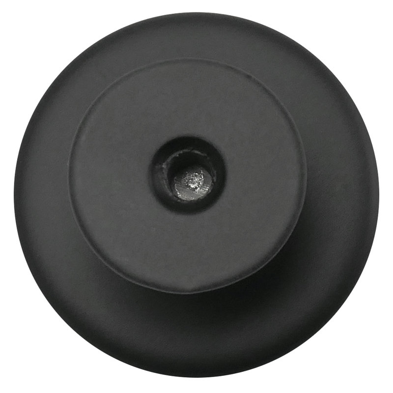 Poignée ronde 11/8 po de diamètre, Noir mat