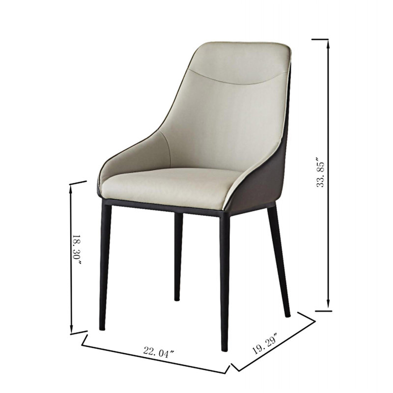 Ensemble de 2 chaises d'appoint Modern