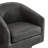 Bennett Genuine Leather Swivel Barrel Chair-971447689