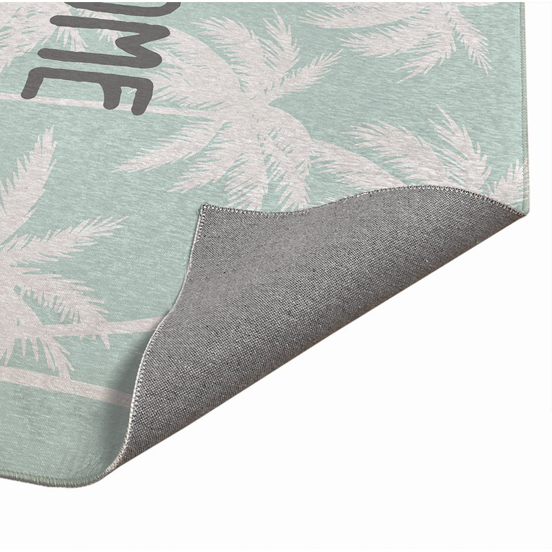Paillasson Palm Welcome, Menthe, L 24 po x L 36 po
